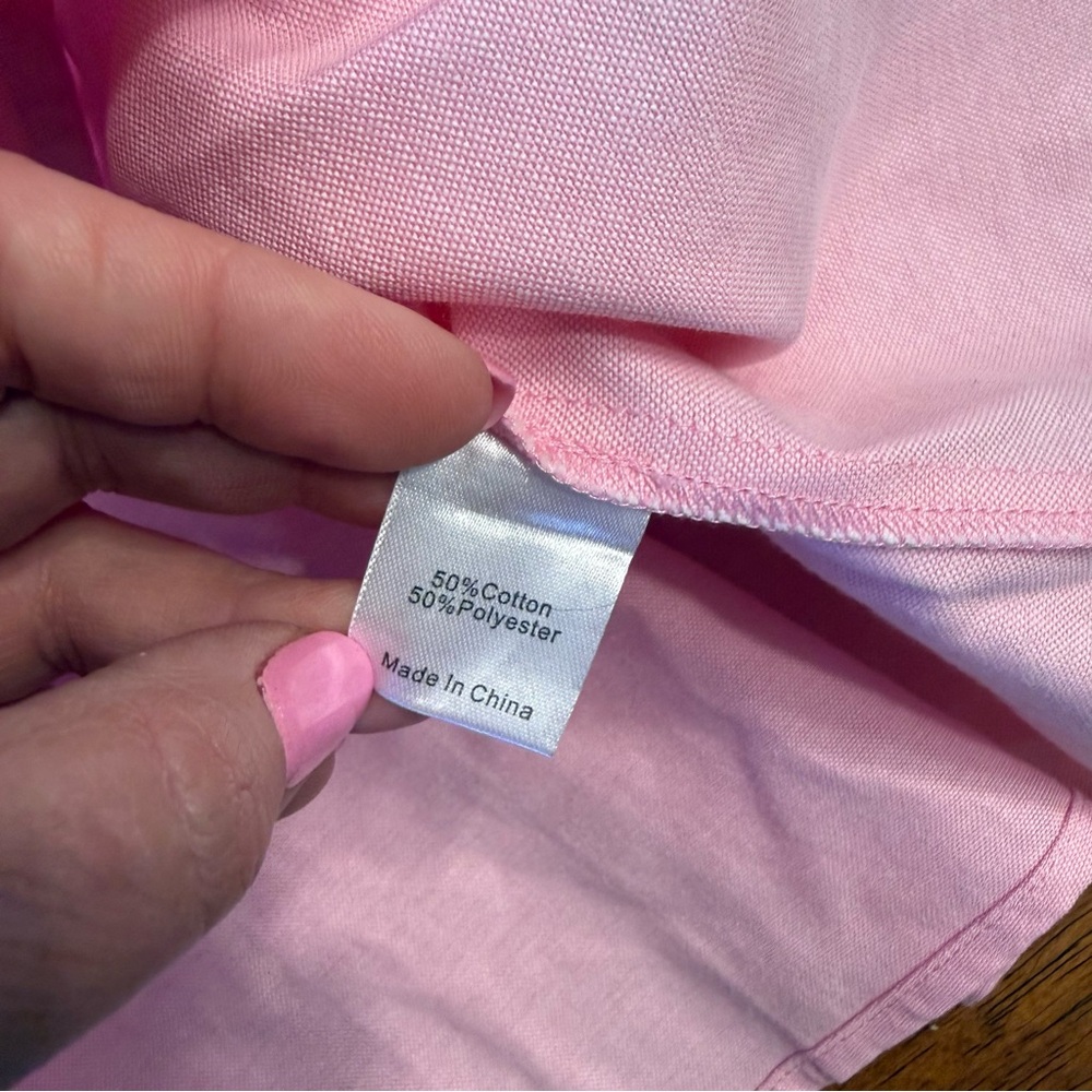 Tuckernuck Oxford Sleeveless Royal Shirt Dress light pink Womens size small - Picture 6 of 7